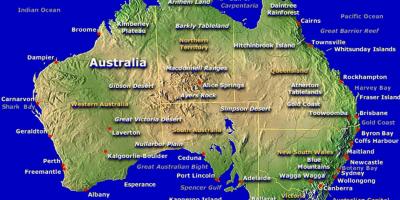 Mapa austrálie mapa